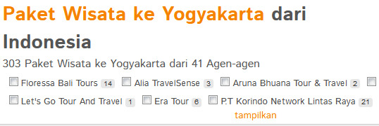 Paket Tour di Yogyakarta Paket Wisata dari Yogyakarta