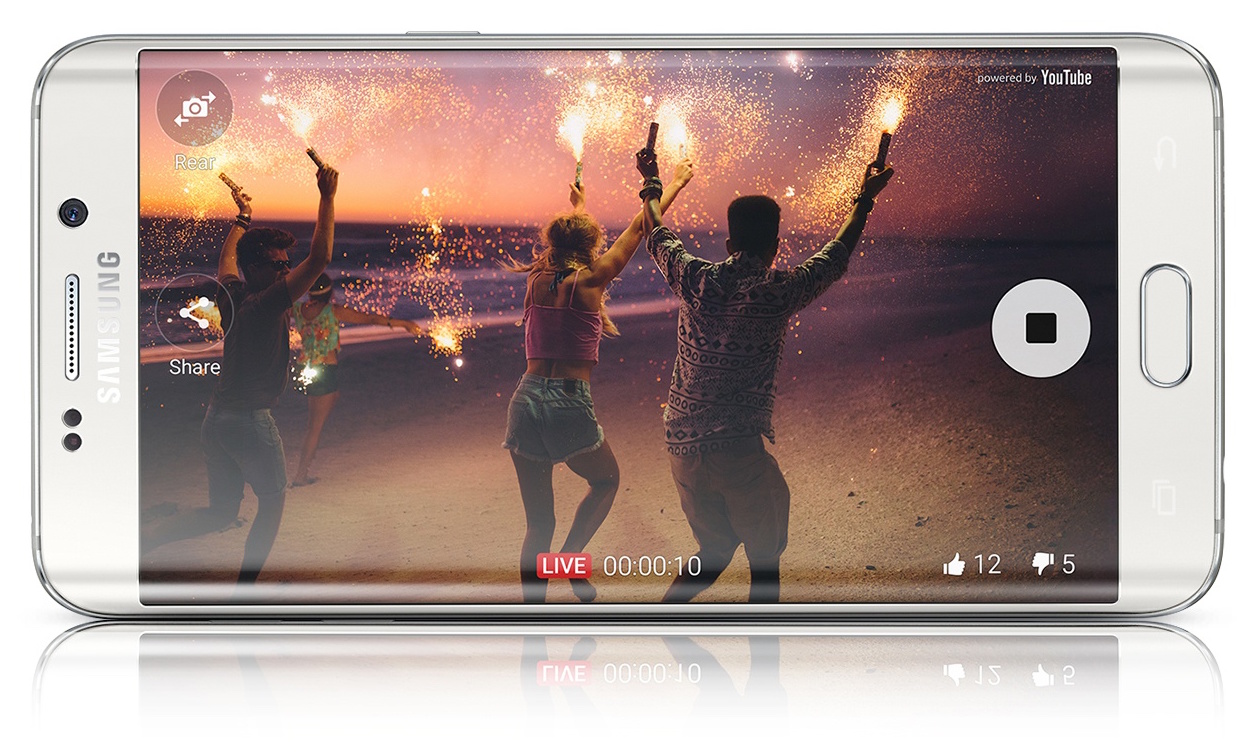 galaxy s6 edge+ entertainment share real time