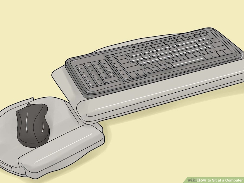gunakan bantalan keyboard dan mouse