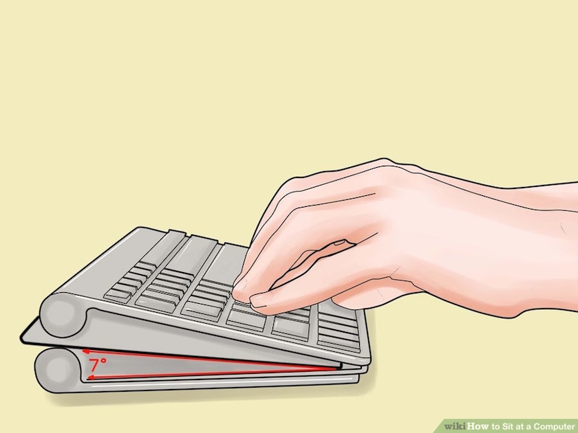 setting kemiringan papan ketik