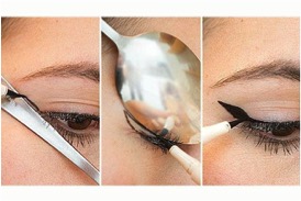 winged eyeliner
